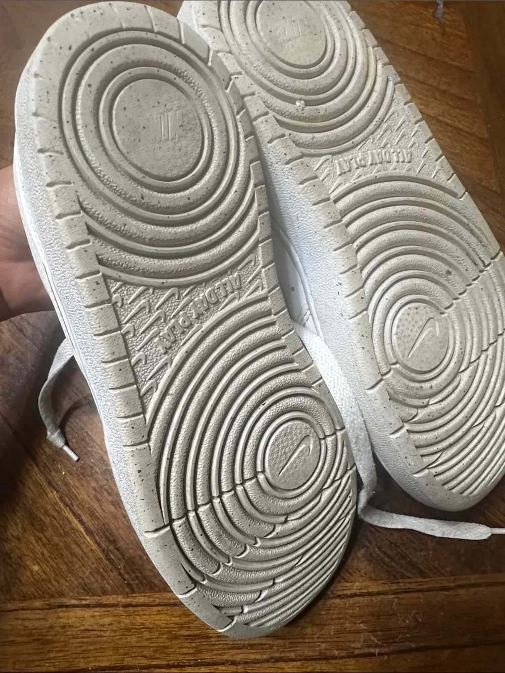 Nike Kids White Low-Top Sneakers